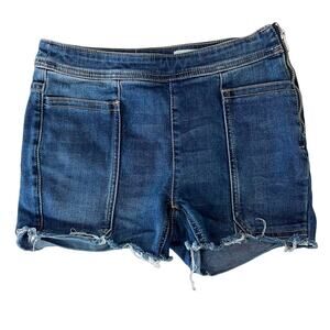 Anthropologie Pilcro Side Zip Cut Off Shorts Size 25